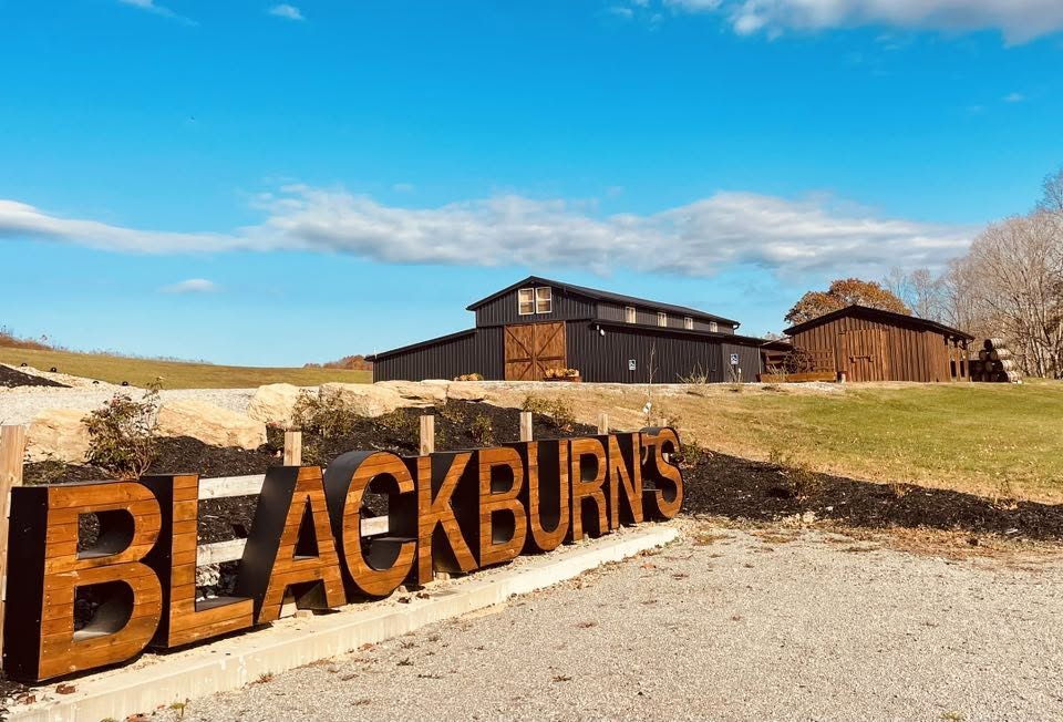 Blackburn Acres wedding venue in Minford, Ohio